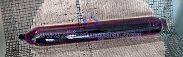 whisker-like violet tungsten oxide image